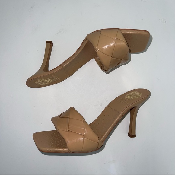 Vince Camuto Brelanie Braided Strap Sandal In Dulce De Lec Color NIB - Reemoly - Picture 10 of 15